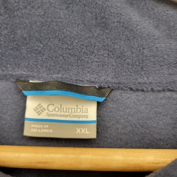 Columbia Navy Men’s Steens Mountain Full Zip 2.0 Sweater Jacket Sz XXL - Picture 5 of 8